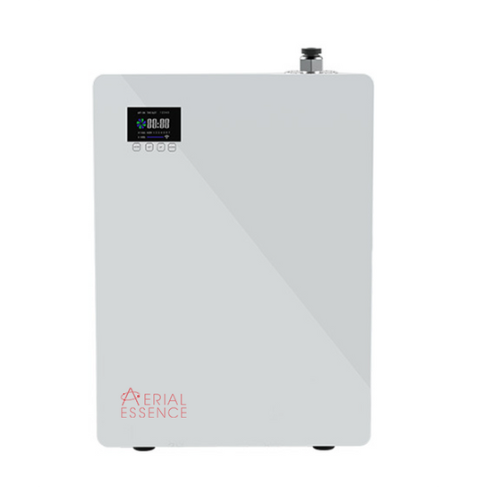 The AE-5000F Aroma Oil Diffuser is the ultimate in fragrance diffusion. Its extensive coverage area ensures your entire room is filled with fragrance, and its powerful import air pump lasts for 8,000+ hours. Reliable HD LCD touch control screen, optional mobile WIFI and strong built-in fan make it easy to adjust to your needs. Plus, the aluminum handle makes installation effortless.